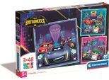 Clementoni - Puzzle Dc Comics Batwheels 3X48 ElementóW - Premium Jakość