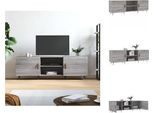 Vidaxl Mobile Tv Grigio Sonoma 150X30X50 Cm In Legno - Mobili Tv