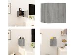 Vidaxl Mobile Tv A Parete Grigio Sonoma 30,5X30X30 Cm - Mobile Tv A Parete - Mobile Tv A Parete - Porta Tv - Mobili Tv