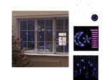 Vidaxl Fata Luci Stella E Luna Telecomando 138 Led Blu - Luci Di Natale