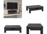 Vidaxl Supporto Per Monitor Nero 43X30,5X13 Cm - Supporto Per Monitor - Supporto Da Tavolo - Elevazione Per Monitor - Supporto Per Monitor