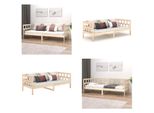 Vidaxl Letto Da Giorno In Pino Massiccio 90X190 Cm - Letto Da Giorno - Letti Da Giorno - Letto Da Giorno In Legno - Letto Da Giorno In Legno Massiccio
