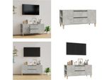 Vidaxl Mobile Tv Grigio Cemento 102X44,5X50 Cm Materiale Legno - Mobile Tv - Mobili Tv - Mobili Tv - Porta Tv