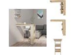 Vidaxl Tavolo Bar A Parete Rovere Sonoma 102X45X103,5 Cm Materiale Legno - Tavoli Da Pranzo