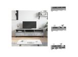 Mobile Tv Vidaxl Grigio Cemento 150X30X44,5 Cm Materiale A Base Di Legno - Mobili Tv