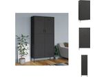 Vidaxl Armadio Antracite 90X50X180 Cm Acciaio - Armadi