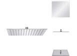 Vidaxl Doccia A Pioggia 304 In Acciaio Inox 30X30 Cm Quadrato - Soffioni Doccia