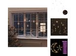 Vidaxl Luci Di Fata Stella E Luna Telecomandate 138 Led Bianco Caldo - Illuminazione Natalizia