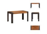 Vidaxl Tavolo Da Pranzo 140X70X76 Cm Legno Massiccio Di Mango Grezzo - Tavoli Da Pranzo
