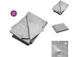 Vidaxl Telone 180 G/M² 6X8 M Grigio Hdpe - Teloni