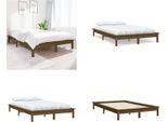 Vidaxl Letto In Legno Massiccio Miele Marrone 200X200 Cm Pino - Struttura Letto - Letto - Letto In Legno