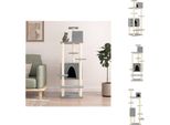 Vidaxl Albero Tiragraffi Con Graffiatoi In Sisal Grigio Chiaro 154 Cm - Alberi Tiragraffi