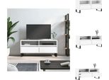 Mobile Tv Vidaxl Bianco 100X34,5X44,5 Cm In Legno - Mobili Tv
