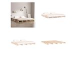 Vidaxl Letto Pallet 120X190 Cm In Pino Massiccio - Letto Pallet - Letti Pallet - Letto Pallet - Letti Pallet