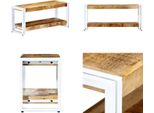 Mobile Tv Vidaxl 90 X 30 X 40 Cm In Legno Massiccio Di Mango - Mobile Tv - Mobile Tv - Mobile Tv - Console Tv