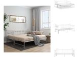 Vidaxl Struttura Per Divano Letto Allungabile In Metallo Bianco 90X200 Cm - Letti E Strutture Letto