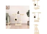 Vidaxl Albero Tiragraffi Con Tiragraffi Crema 82 Cm - Alberi Tiragraffi