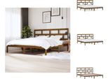 Vidaxl Letto In Legno Massiccio Pino Marrone Miele 200X200 Cm - Letti E Strutture Letto