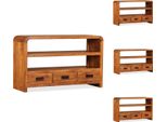 Vidaxl Mobile Tv In Legno Massiccio Di Acacia 90X30X55 Cm - Mobili Tv