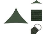 Vidaxl Tenda Da Sole 160 G/M² Verde Scuro 4,5X4,5X4,5 M Hdpe - Ombrelloni E Tende Da Sole