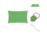 Vidaxl Tenda Da Sole 160 G/M² Verde Chiaro 2X5 M Hdpe - Ombrelloni E Tende Da Sole