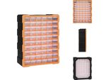 Vidaxl Organizzatore Multi-Cassetto Con 60 Cassetti 38X16X47,5 Cm - Cassette Per Attrezzi