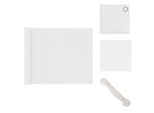 Vidaxl Schermo Privacy Per Balcone Bianco 75X400 Cm Tessuto Oxford - Ombrelloni E Tende Da Sole