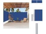Vidaxl Tenda Laterale Estensibile Blu 180X600 Cm - Ombrelloni E Tende Da Sole
