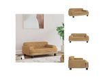 Vidaxl Letto Per Cani Marrone 70X45X30 Cm In Velluto - Letti Per Cani