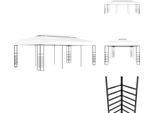 Vidaxl Padiglione Da Giardino 6×3 M Bianco - Padiglioni E Tende Per Feste