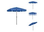 Vidaxl Ombrellone Azzurro 200X125 Cm - Ombrelloni E Tende Da Sole