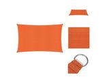 Vidaxl Tenda Da Sole 160 G/M² Arancione 2X4,5 M Hdpe - Ombrelloni E Tende Da Sole