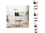 Vidaxl Albero Tiragraffi In Sisal Grigio Scuro 119 Cm - Alberi Tiragraffi