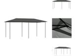 Vidaxl Pavilion 3X6X2,6 M Antracite 160 G/M² - Padiglioni E Tende Per Feste