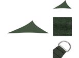 Vidaxl Tenda Da Sole 160 G/M² Verde Scuro 4X5X6,8 M Hdpe - Ombrelloni E Tende Da Sole