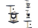 Vidaxl Tiragraffi Per Gatti In Sisal 65 Cm Blu Scuro - Tiragraffi
