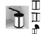 Vidaxl Cestino Da Incasso Per Cucina In Acciaio Inox 12 L - Cestini E Cestini Per Rifiuti
