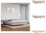 Vidaxl Letto A Molle Insacchettate Cappuccino Marrone 160X200 Cm In Pelle Finta - Letti & Reti