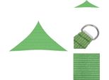Vidaxl Tenda Da Sole 160 G/M² Verde Chiaro 3X3X4,2 M Hdpe - Ombrelloni E Tende Da Sole