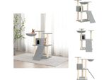 Vidaxl Albero Tiragraffi Con Tiragraffi In Sisal Grigio Chiaro 83 Cm - Alberi Tiragraffi