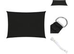 Vidaxl Tenda Da Sole 160 G/M² Nero 2,5X3,5 M Hdpe - Ombrelloni E Tende Da Sole