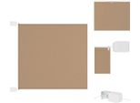 Vidaxl Tenda Verticale Taupe 140X600 Cm Tessuto Oxford - Ombrelloni E Tende Da Sole