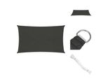 Vidaxl Tenda Da Sole 160 G/M² Antracite 3X5 M Hdpe - Ombrelloni E Tende Da Sole