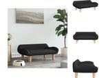 Vidaxl Letto Per Cani Nero 70X40X24 Cm In Tessuto - Letti Per Cani