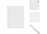 Vidaxl Schermo Privacy Per Balconi Bianco 120X600 Cm Tessuto Oxford - Ombrelloni E Tende Da Sole