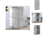 Vidaxl Armadio Grigio Cemento 80X52X180 Cm Materiale Legno - Armadi