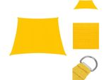 Vidaxl Tenda Da Sole 160 G/M² Giallo 3/4X2 M Hdpe - Ombrelloni E Tende Da Sole
