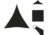 Vidaxl Tenda Da Sole In Tessuto Oxford Triangolare 5X6X6 M Nero - Ombrelloni E Tende Da Sole