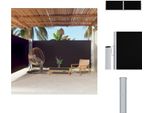 Vidaxl Tenda Laterale Estensibile Nera 180X600 Cm - Ombrelloni E Tende Da Sole