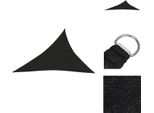 Vidaxl Tenda Da Sole 160 G/M² Nero 3X4X5 M Hdpe - Ombrelloni E Tende Da Sole